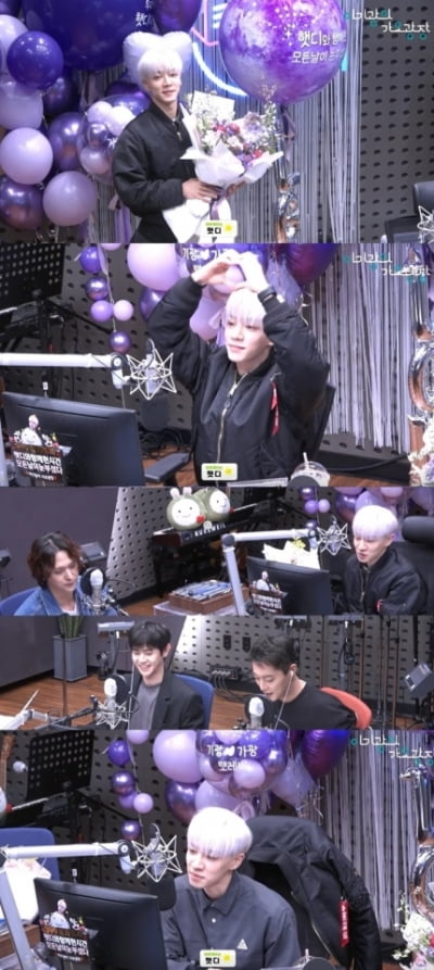 이기광, 399일만에 DJ 자리 하차…하이라이트 멤버들 깜짝 선물[종합]