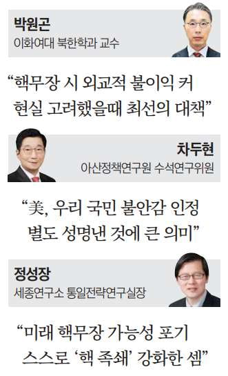 핵무장땐 中과 '외교적 마찰' 우려…"현실적으로 최상의 협상"