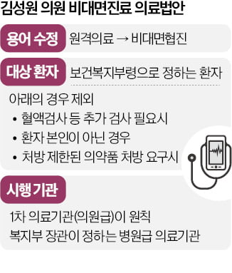 '초진부터 비대면 진료 허용' 법안 나왔다