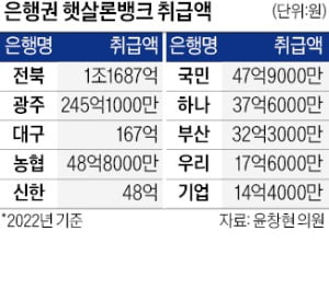 작년 1조 늘어난 '햇살론뱅크'…5대銀 취급액은 200억 불과