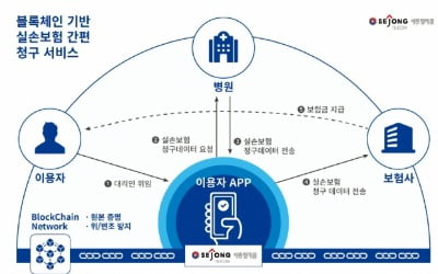 세종텔레콤, 자체 개발한 블록체인 기술 적용…"실손보험 간편하게 청구하세요"