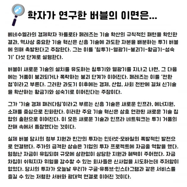 버블은 위험하기만 할까 [버블이 낳은 쌍둥이 금융위기와 이노베이션] 