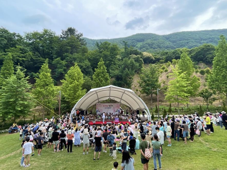 진주 '월아산 자연휴양림' 인기 만점…숙박 가동률 93%