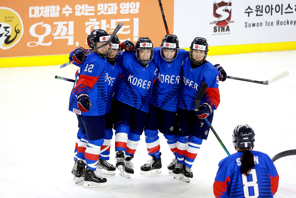 한국 여자 아이스하키, 5전 전승으로 세계선수권 첫 2부 승격