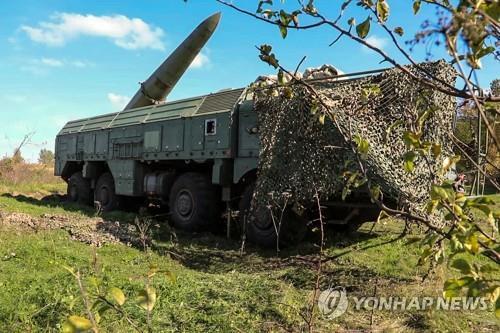 벨라루스군, 러 전술핵 운용 훈련 마쳐…"탄도미사일 활용"