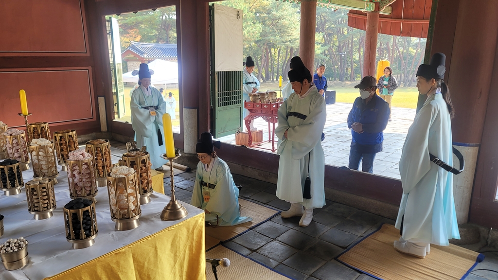 왕과 왕비에게 올리는 제사는…내달 '조선왕릉 제향' 체험 행사