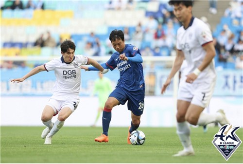 K리그1 대구, 수원에 1-0 승…개막 10경기 무승 빠뜨려