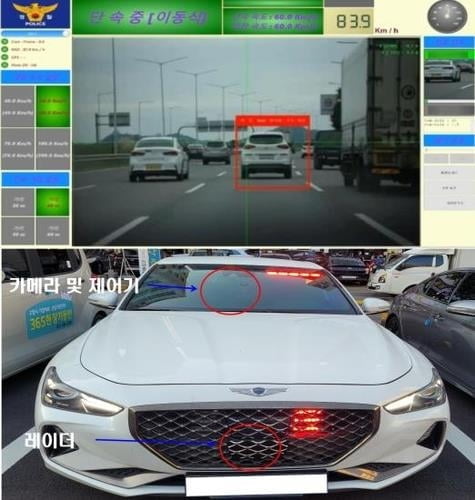 카메라 앞 '반짝 감속' 안통한다…'과속 잡는 순찰차' 확대 운영