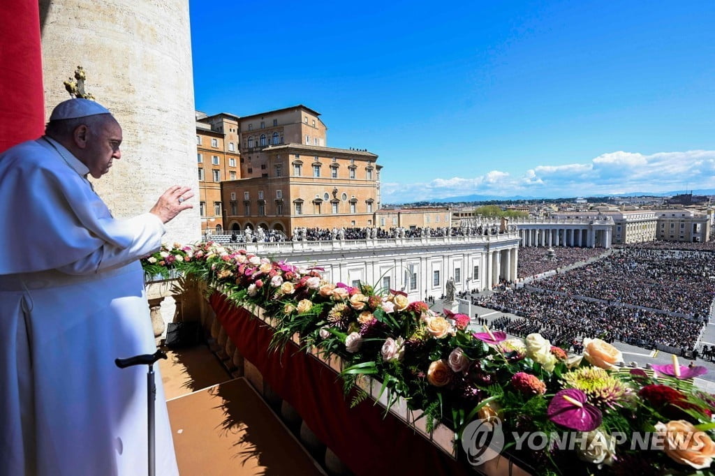 교황 "전쟁 종식 위한 국제사회 동참" 호소