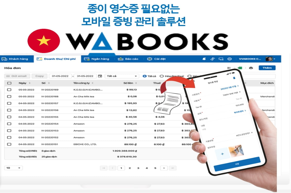 웹케시그룹, AI경리나라 베트남 버전 '와북스(WABOOKS)' 베트남 현지 진출