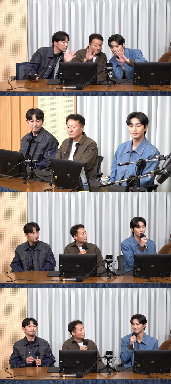 박서준, 김종수, 허준석 /사진=SBS 파워FM '두시탈출 컬투쇼' 보는 라디오 방송 화면 캡처