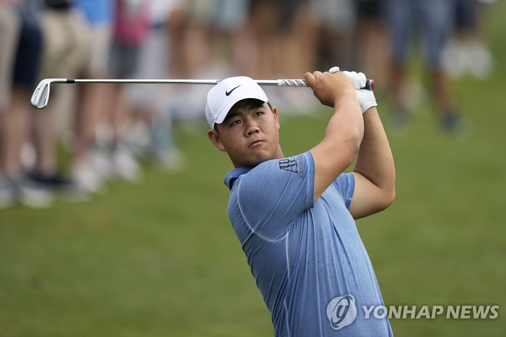 김주형, 마스터스에서 우즈 바로 앞 순서에 공식 기자회견