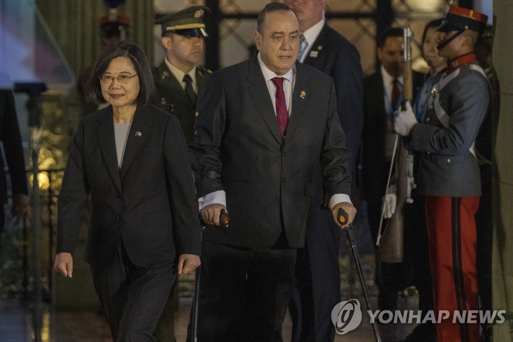 중국 견제에도 과테말라 대통령, 내주 대만 방문…"우호 재확인"