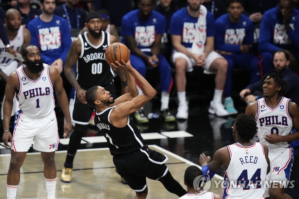 엠비드 결장에도…'4연승' NBA 필라델피아, PO 2회전 진출