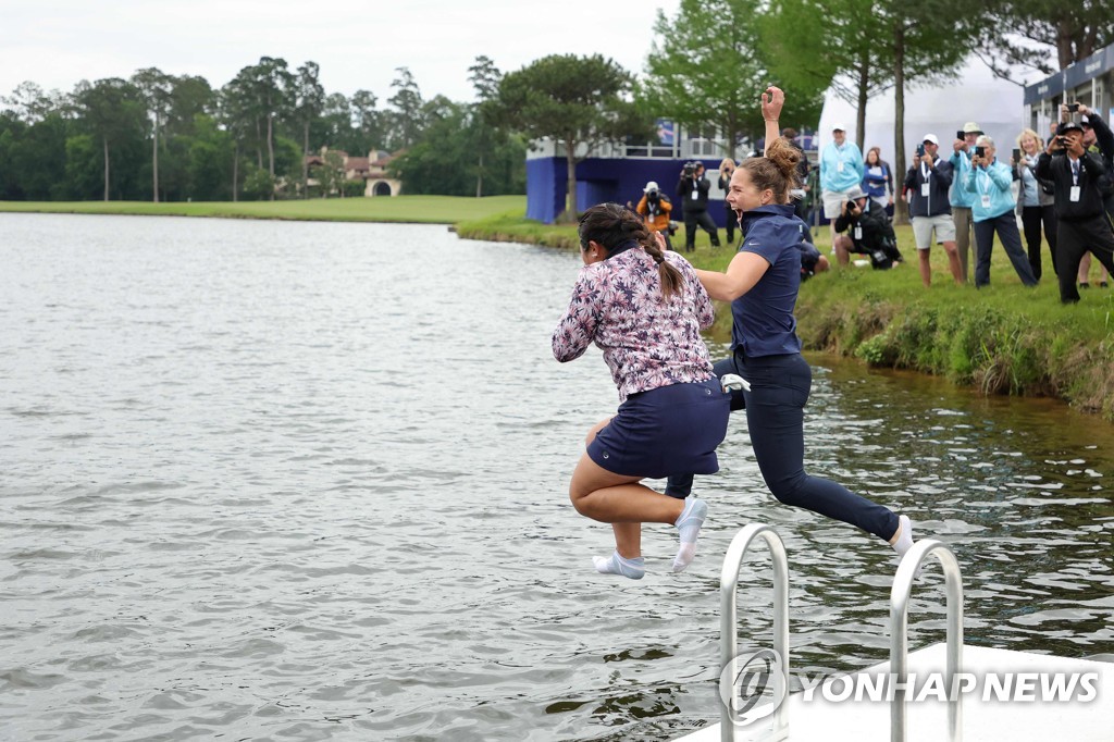 부, LPGA 메이저 대회 셰브론 챔피언십 우승…'호수의 여인'(종합)