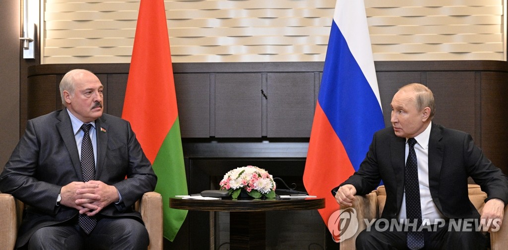 푸틴, 벨라루스 대통령과 5일 정상회담…"양자·국제현안 논의"