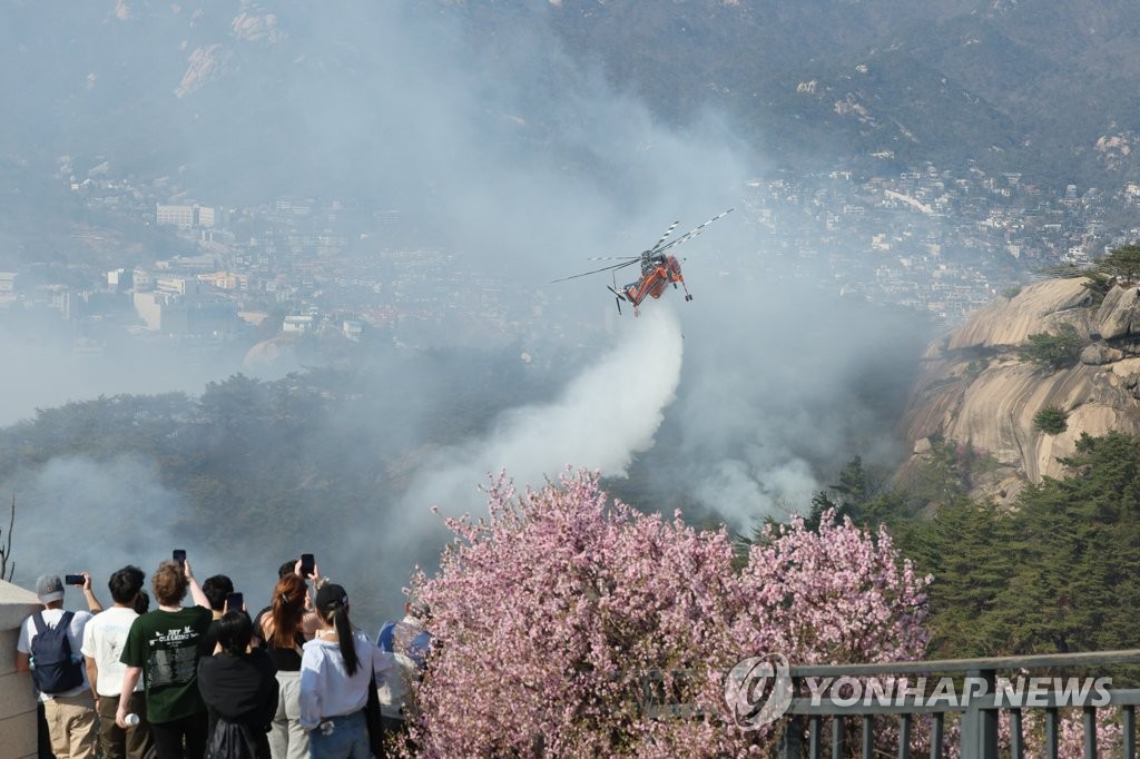 건조특보에 바람까지…전국서 동시다발 산불 '비상'(종합)