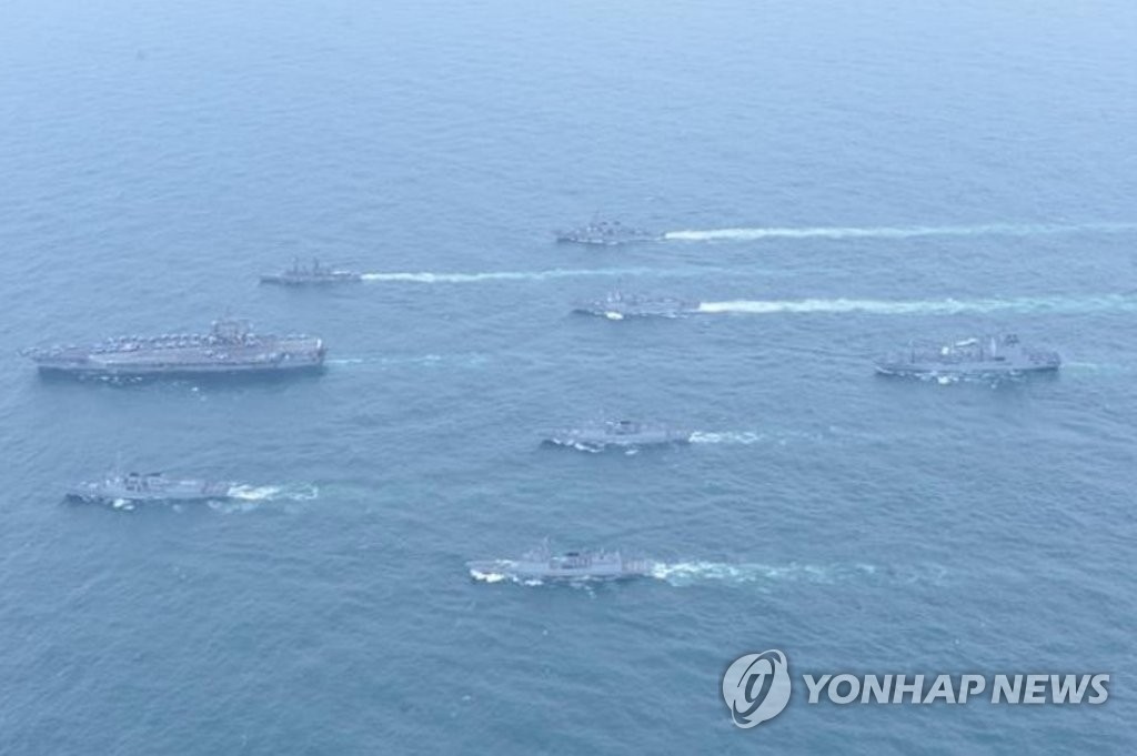 한미일 대잠수함훈련 종료…북한 '수중위협' 격멸능력 향상