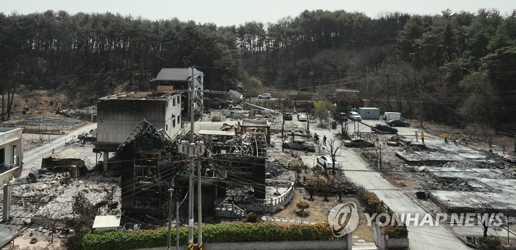 강릉산불 15개 분야 389억원 피해 집계…1차 재해조사 결과
