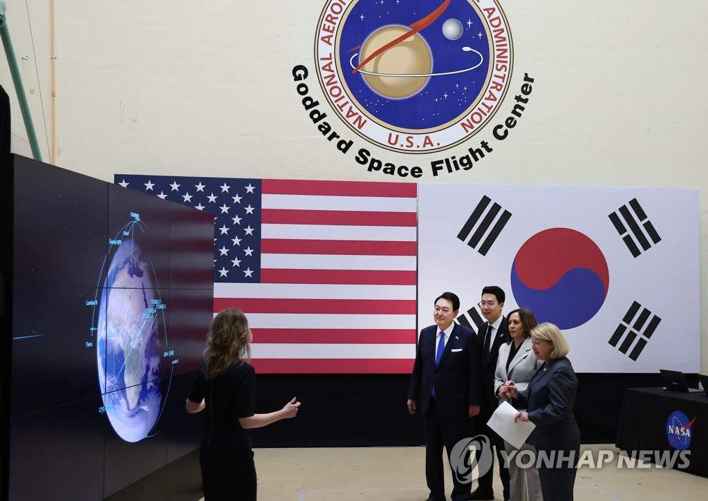 尹대통령, NASA 고다드 우주센터 방문…"한미 우주동맹 도약"