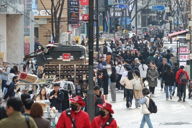 서울 명동 모습. 사진=연합카지노 칩