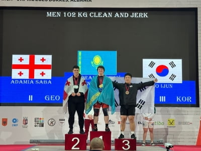 소이준, 2023 세계유소년역도 남자 102㎏급 용상 동메달