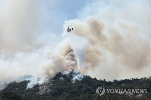 서울 인왕산 불길 잡혀…축구장 20개 면적 소실