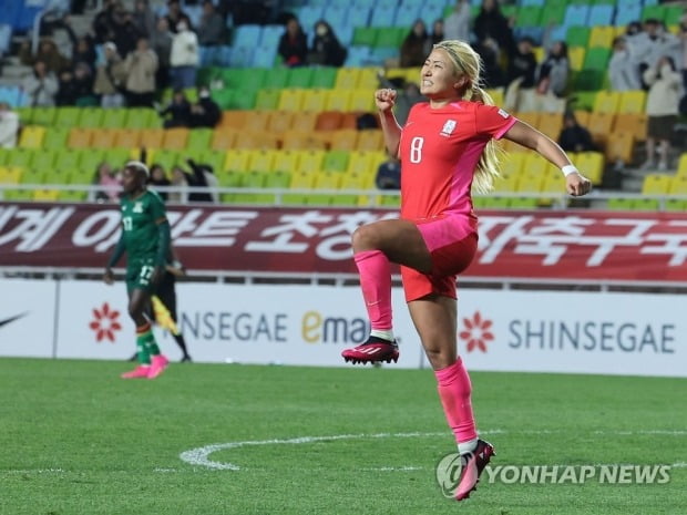 이금민 생일축포·조소현 멀티골…벨호, 잠비아에 5-2 대승