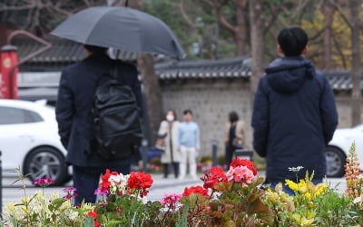 전국 흐리고 가끔 비…수도권·강원 영서 돌풍 주의