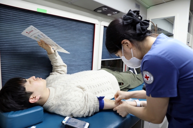 농심, 백혈병 환아 위해 임직원 단체 헌혈