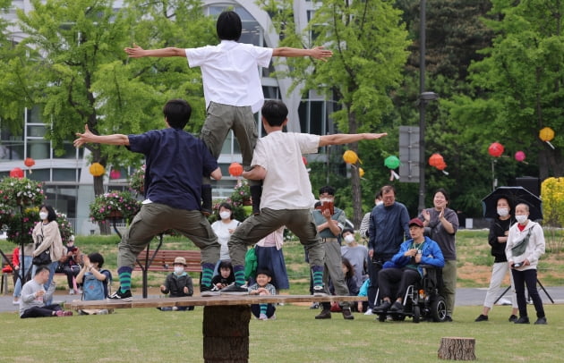 [포토] 국내 유일 서커스 축제 '서울 서커스 페스티벌' 개막