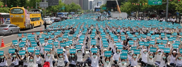 [포토] 오늘은 국제간호사의 날…간호법 제정 촉구