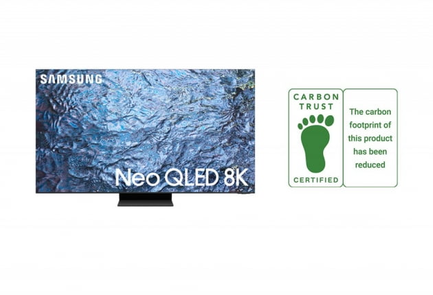삼성전자의 Neo-QLED가 탄소발자국 인증을 확보했다.사진 제공=삼성전자
