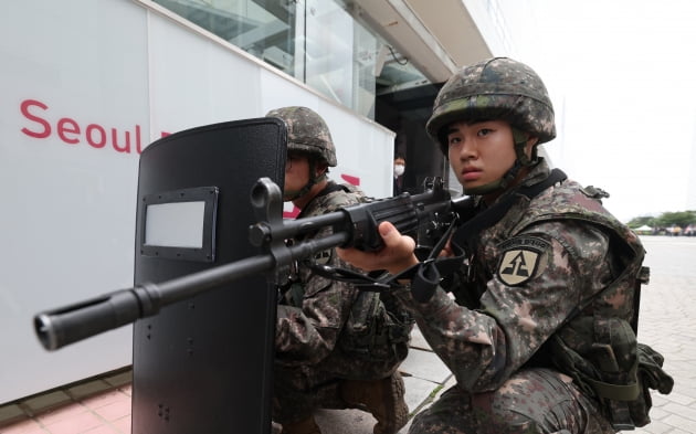 [포토] 실전같은 재난 훈련