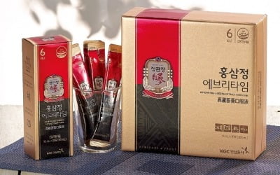 KGC인삼공사, 정관장 '홍삼정 에브리타임' MZ세대 입맛도 사로 잡았다