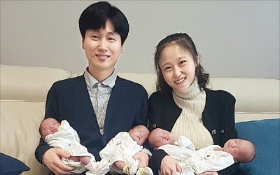 "육아복지 좋아 애 낳을 결심…기적처럼 네쌍둥이 찾아왔죠"