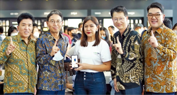 [포토] 하나금융, 印尼서 '라인뱅크×삼성전자' 공동 이벤트