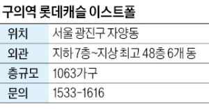 구의역 롯데캐슬 이스트폴, 최고 48층 서울 광진구 랜드마크로 부상