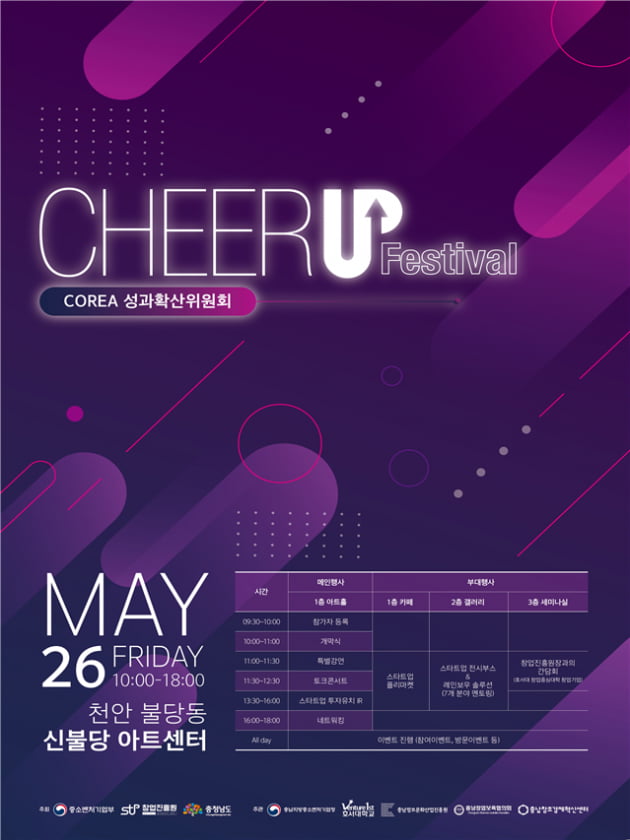 호서대학교 2023 Cheer-UP Festival 개최, 충청권역 COREA 스타트업 페스티벌 개최를 통한 글로컬 대학으로의 발돋움