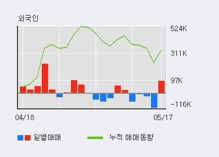 '레이' 52주 신고가 경신, 전일 외국인 대량 순매수