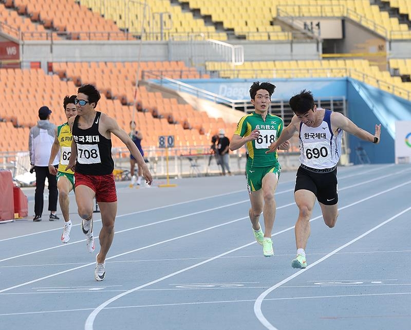 김다은, 항저우아시안게임 대표 선발전 여자 100ｍ 우승…11초73