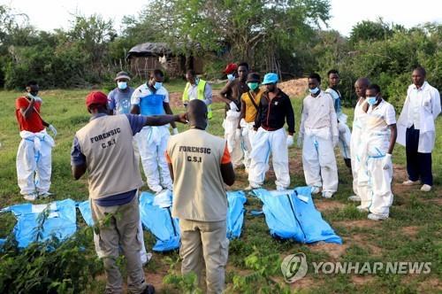 케냐, '집단아사' 사이비교 사망자 200명 넘어…실종신고 610명(종합)