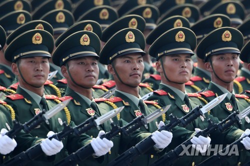 중국군, 미국·프랑스 등 43개국 주중 무관 군부대 초청