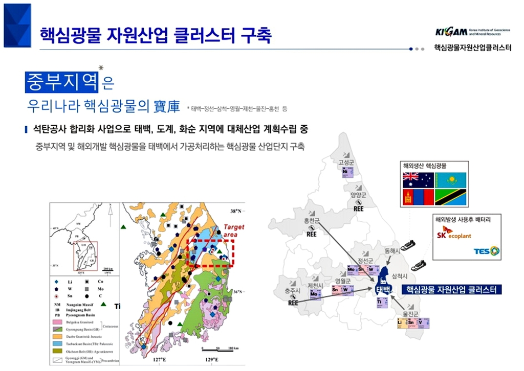 정부 주도 핵심광물 자원산업 클러스터 조성 본격 추진