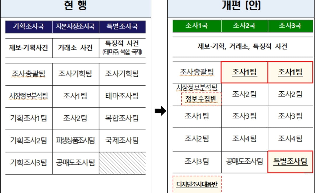 "대대적인 조직개편·충원"…연말까지 기획조사 확대