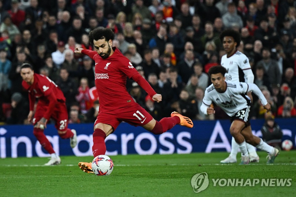 '살라흐 PK 결승골' 리버풀, 풀럼 1-0 격파…'UCL 진출 불씨'