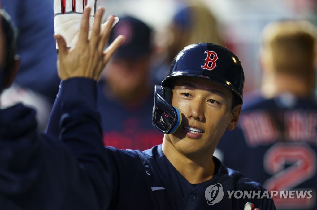 타율 0.167→0.321 '반전' 요시다, MLB AL 이주의 선수