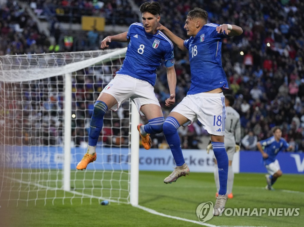 [U20월드컵] 이탈리아, 첫판서 '5회 우승' 브라질 3-2 격파