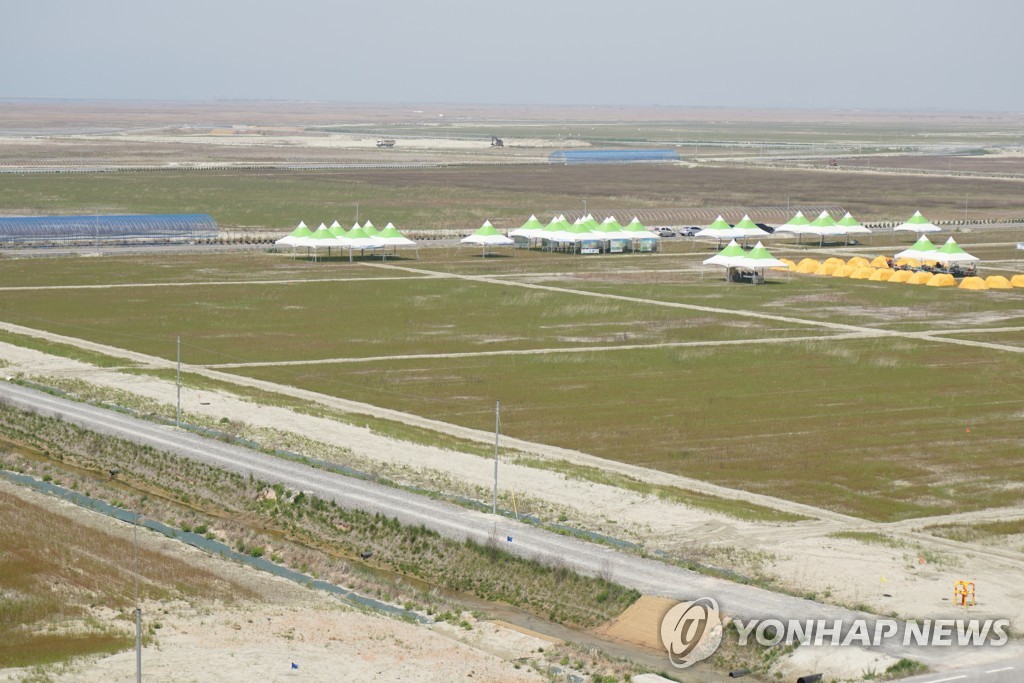 집중호우로 잼버리 부지 침수…전북도 "배수 대책 추진"