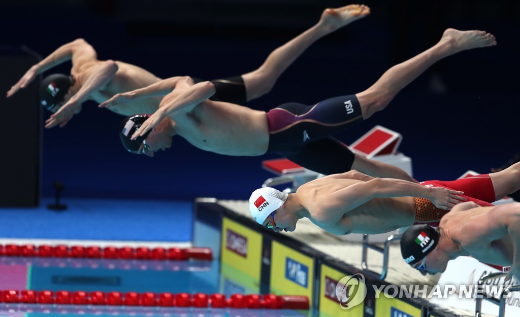 판잔러, 황선우가 보유했던 자유형 100ｍ 아시아 기록 경신